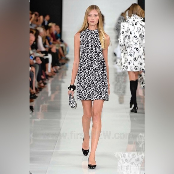 Ralph Lauren Collection Purple Label Mini Skirt Vintage Runway 60s Style White S - Picture 15 of 16